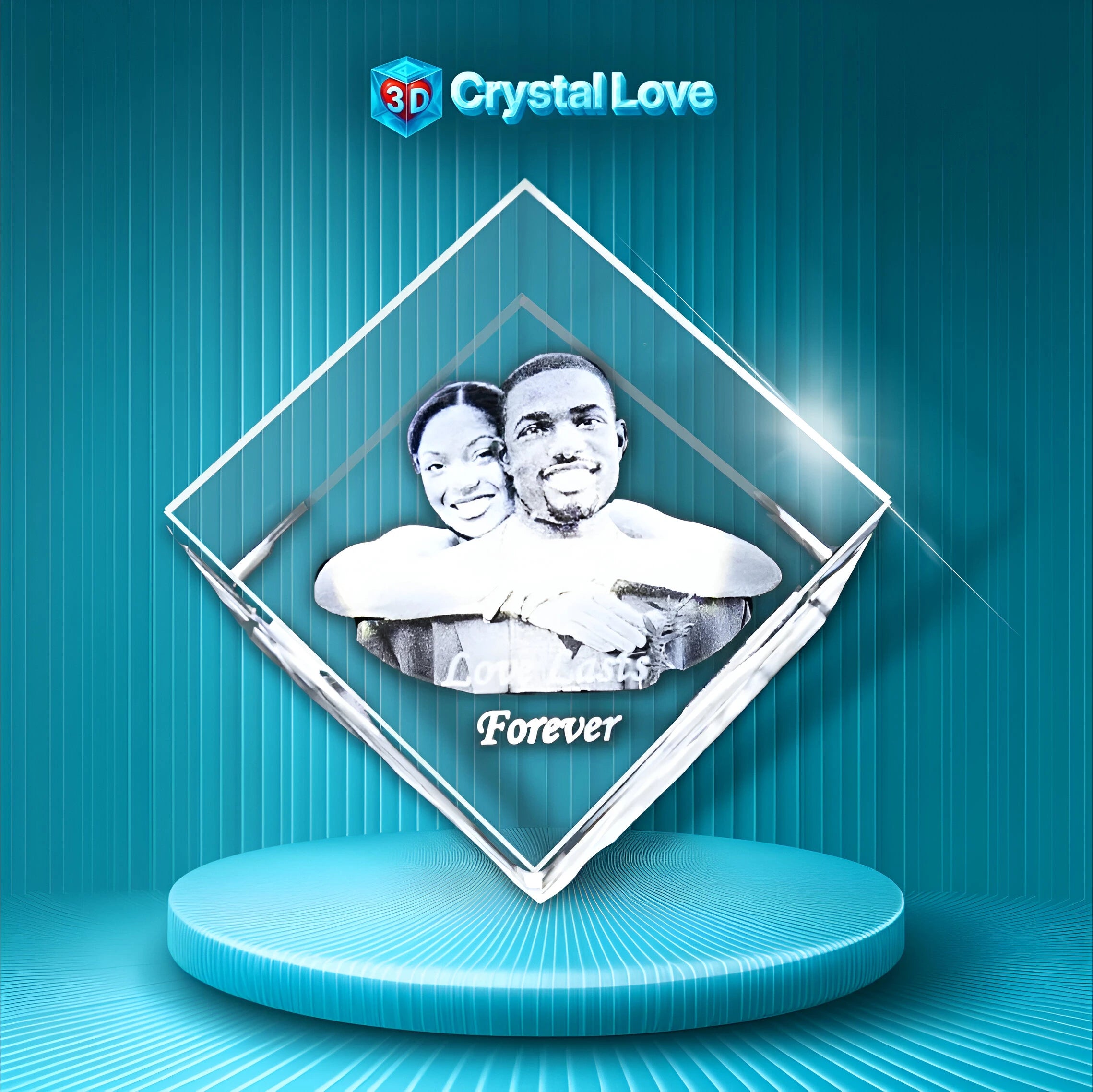 Diamond 3D Photo Crystal