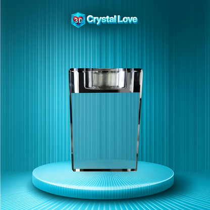 Candle Memorial 3D Photo Crystal