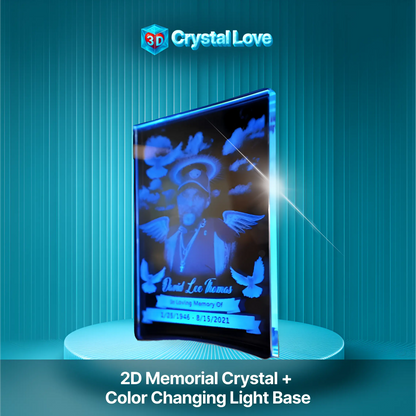 Memorial 2D Crystal Flat