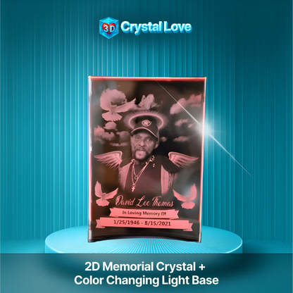 Memorial 2D Crystal Flat