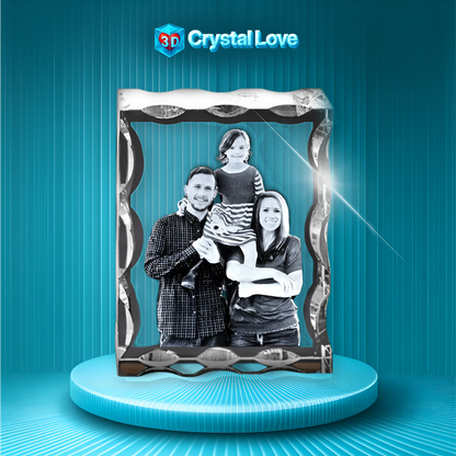 Serrated 3D Photo Crystal