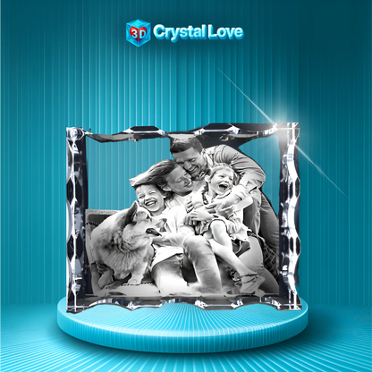 Serrated 3D Photo Crystal